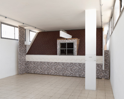 simon fujiwara installs 1:1 replica of anne frank house inside tel aviv's dvir gallery