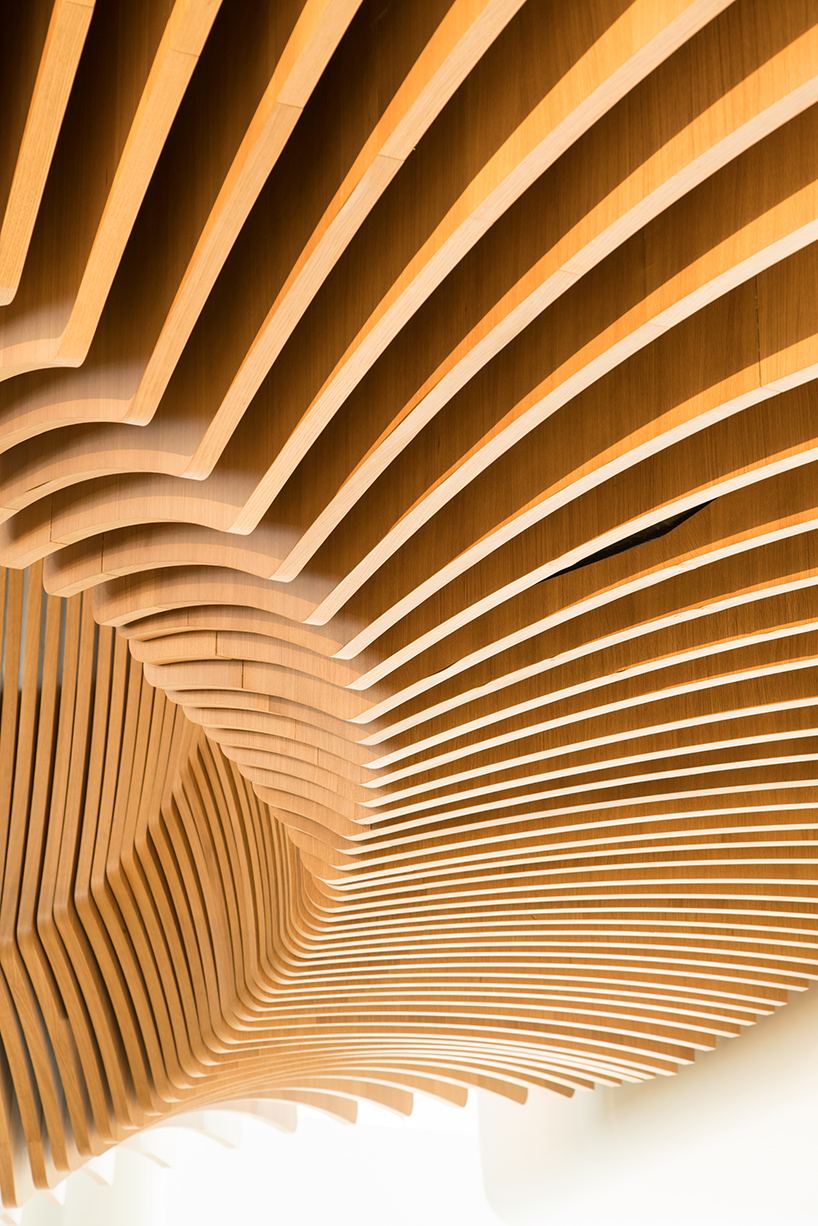 ora ito sculpts parametric staircase for LVMH's media division office