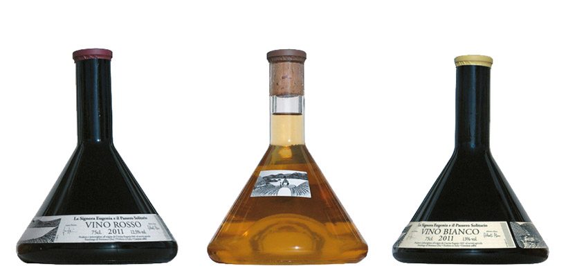 alessi leonardo da vinci wine bottle signora eugenia e il passero solitario designboom