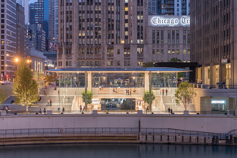 macbook-roofed apple store opens on chicago's riverfront - 8
