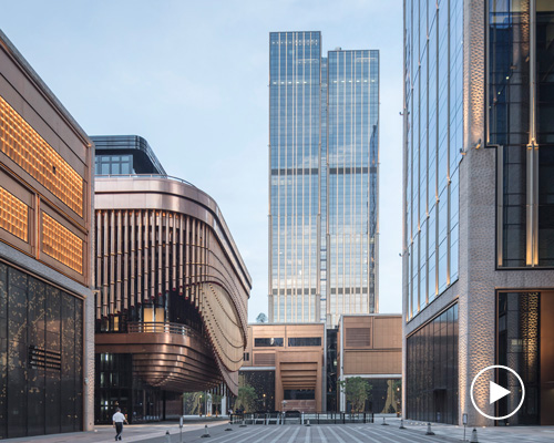 video explores completed bund finance centre by foster + partners and heatherwick studio