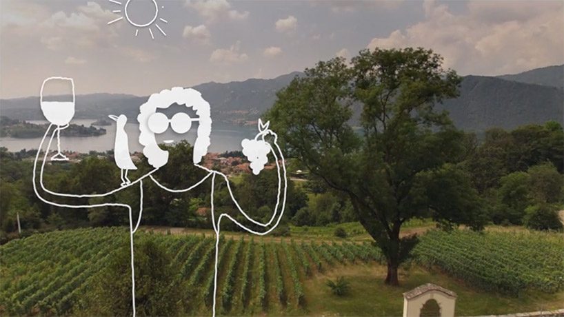 alessi leonardo da vinci wine bottle signora eugenia e il passero solitario designboom