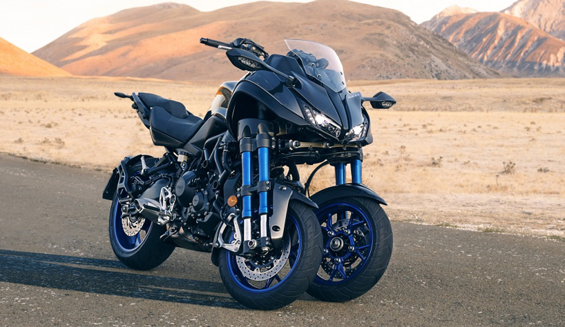 yamaha's niken is a three-wheeled scooter