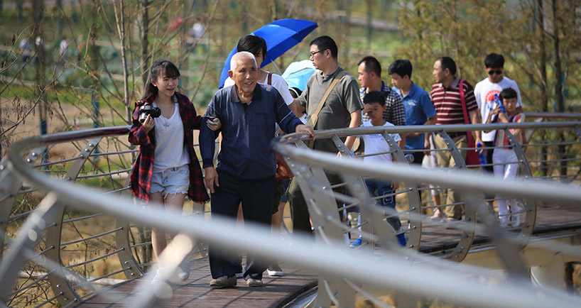 chengtoushan archaeological park wins landscape of the year at WAF 2017 designboom