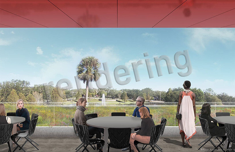 events center rooftop terrace view