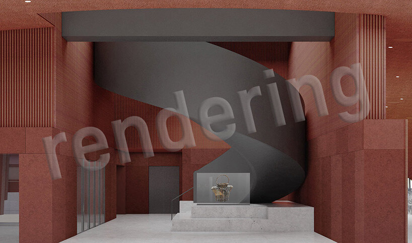 events center monumental staircase