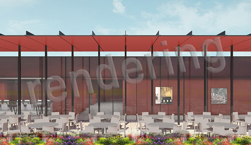 events center rooftop terrace