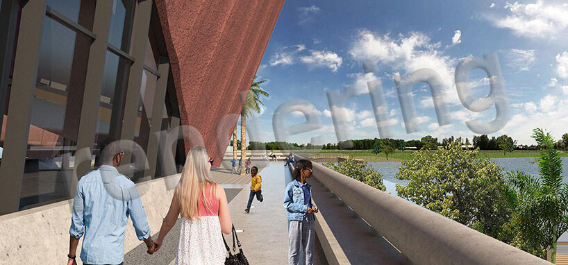 belvedere overlooking the lake