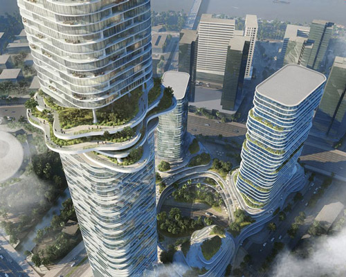 ole scheeren reveals symbiotic vision of nature and living in designs for vietnam's empire city