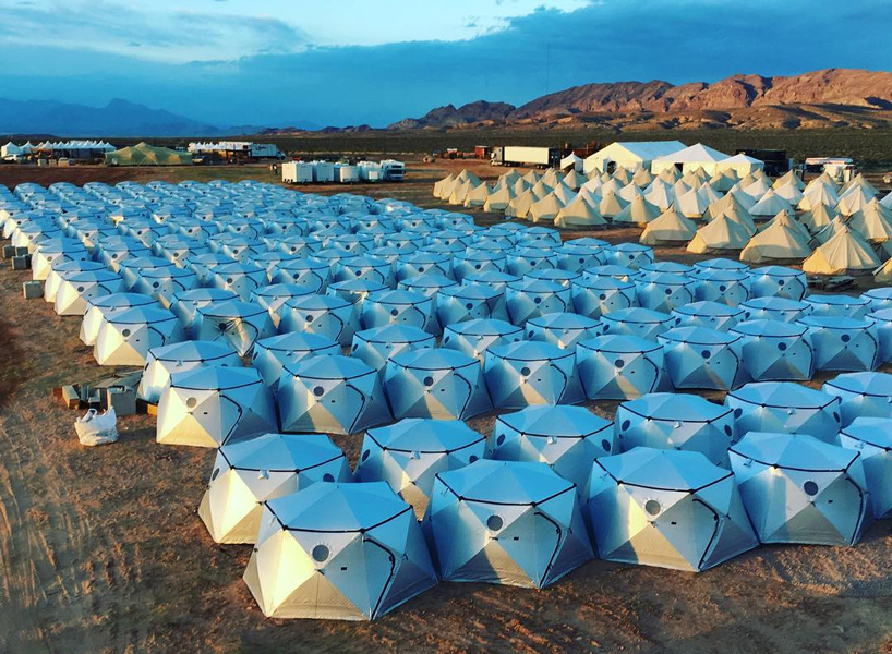 the structures can be deployed globally, successfully providing shelter in some of the worst