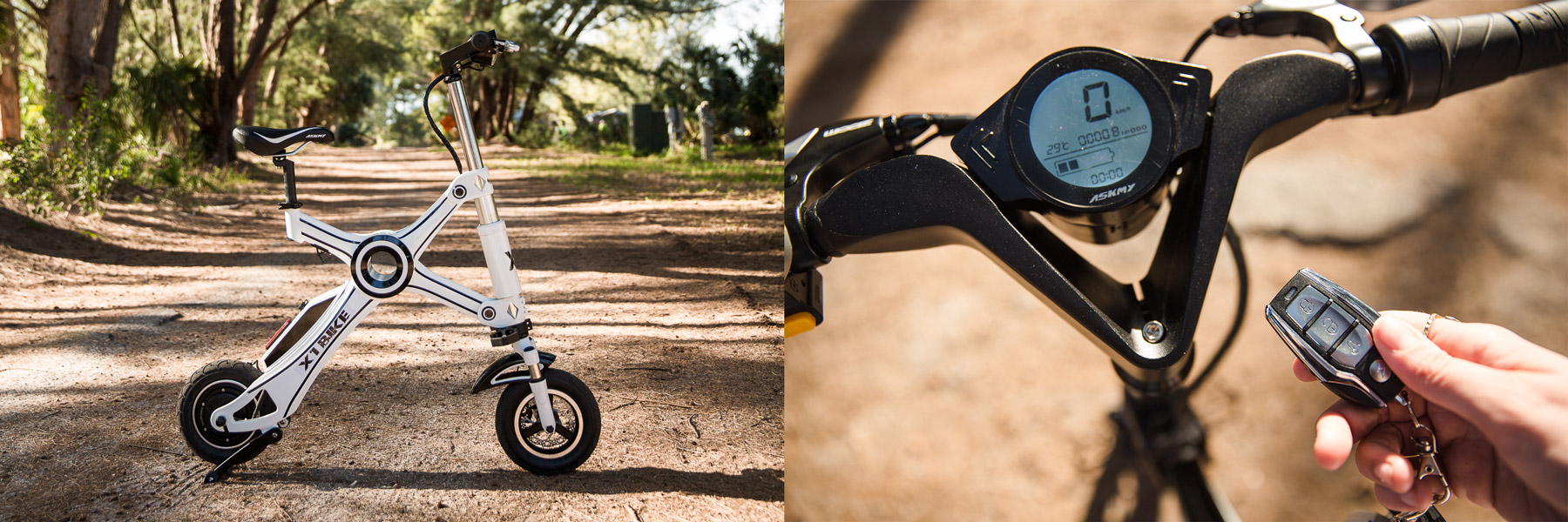 the X1 explorer is a featurefull ebike that folds in a second
