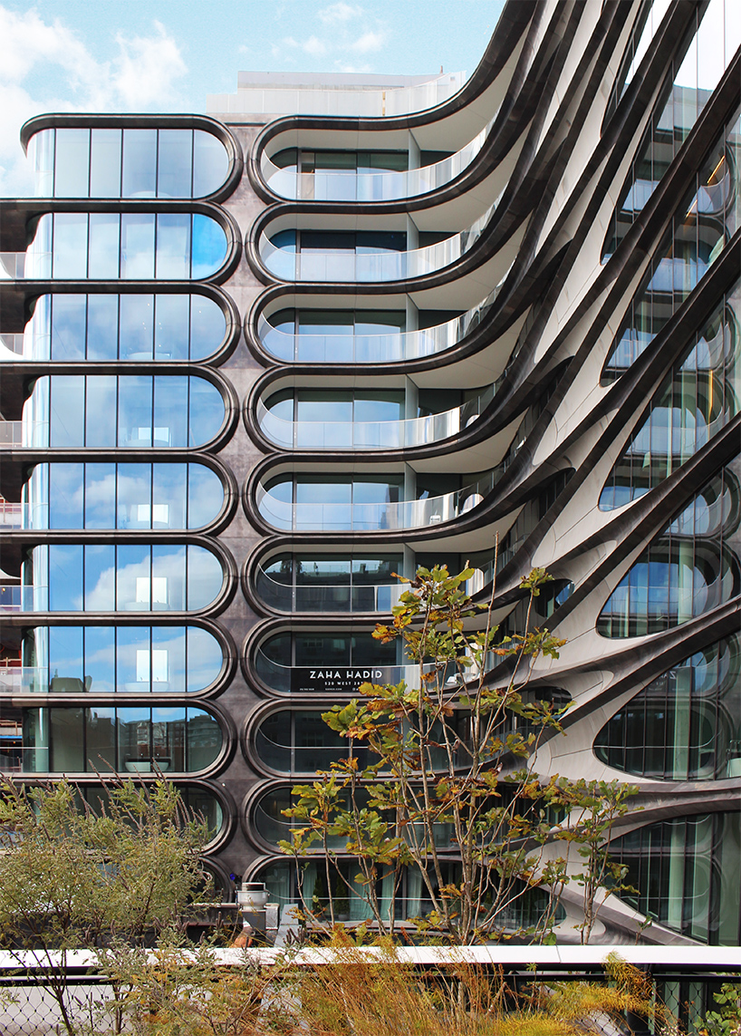 zaha hadid's 520 west 28th street nears completion on the high line