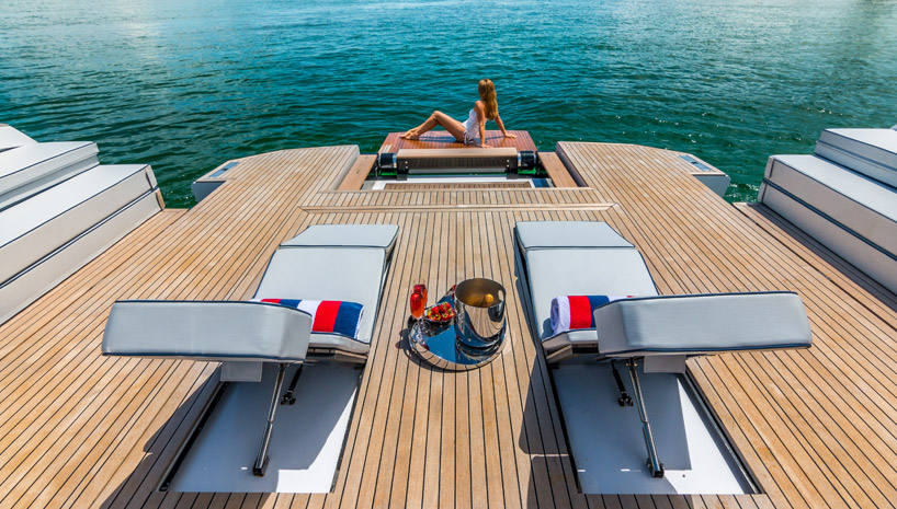 stylish EVO 43 HT yacht expands with transformable 25 sqm beach deck - 4