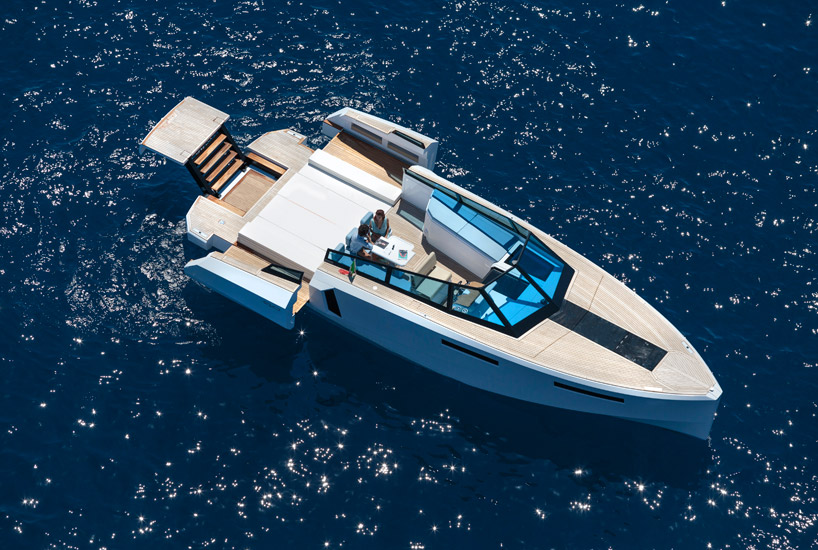 stylish EVO 43 HT yacht expands with transformable 25 sqm beach deck - 3