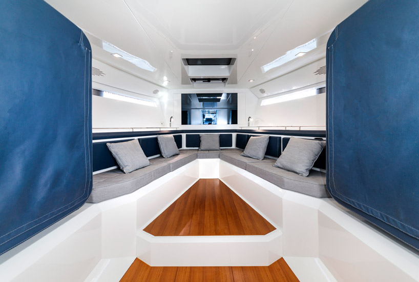 stylish EVO 43 HT yacht expands with transformable 25 sqm beach deck - 7