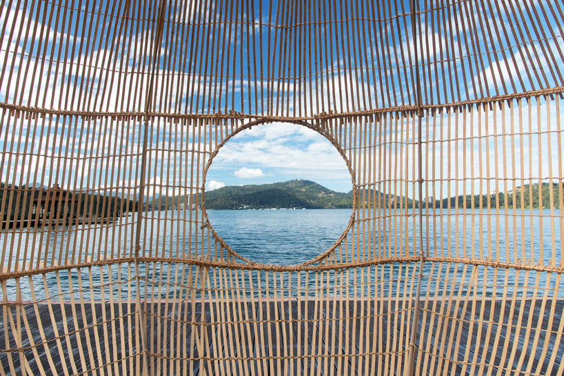 fish trap house cheng-tsung feng indigenous craft sun moon lake designboom