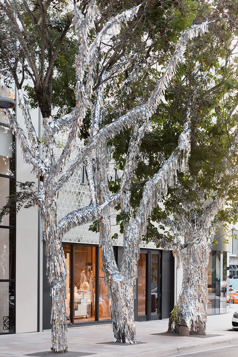 miami design district tinsel trees