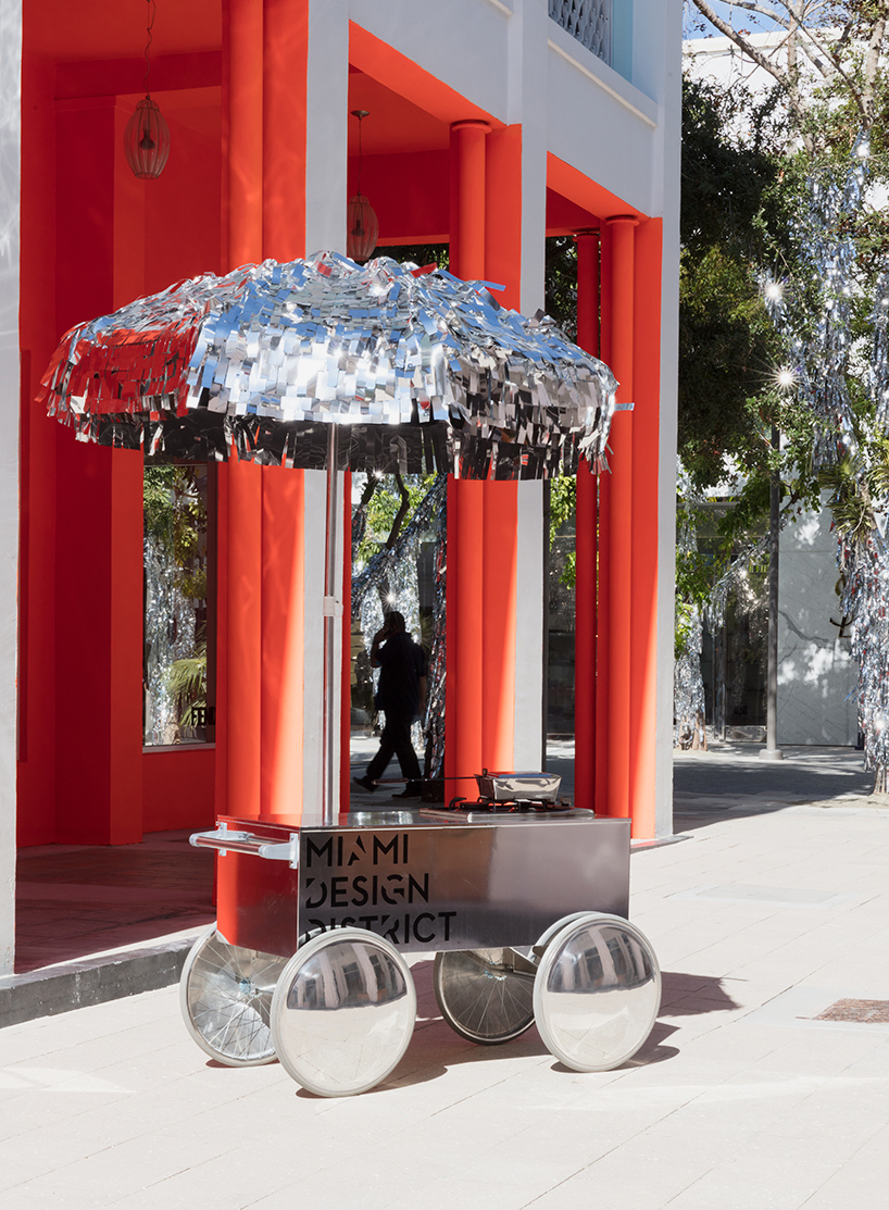 miami design district tinsel trees