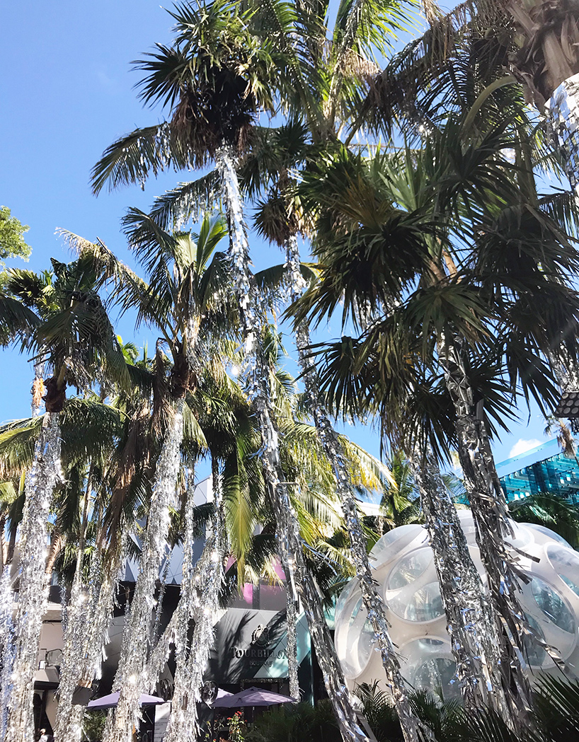 miami design district tinsel trees