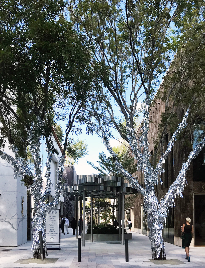 miami design district tinsel trees