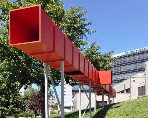 moradavaga designs periscope-like installation for bienal de arte contemporânea da maia
