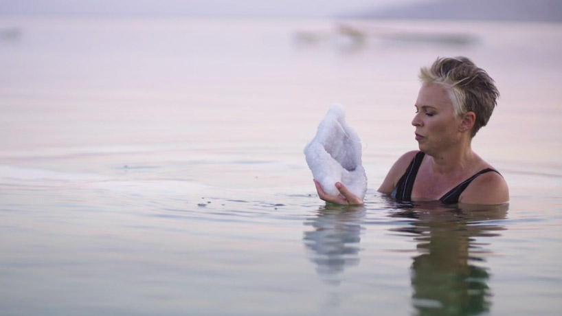 sigalit landau salt years salt sculptures dead sea baptism