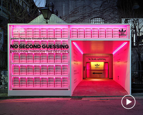 urbantainer's neon-clad media room showcases the evolution of adidas’ iconic EQT