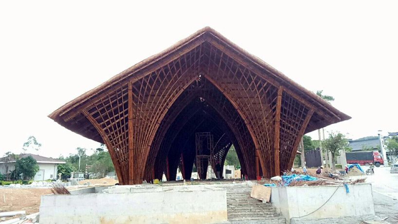 VTN architects' intricately arched restaurant in xiamen uses locally-sourced bamboo - 5