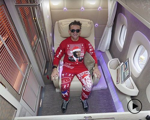 youtuber casey neistat flies emirates first class suite: the 'all time greatest airplane seat'