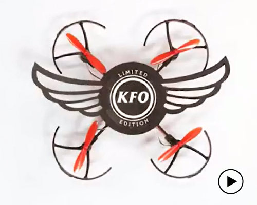 limited edition KFC DIY drone really gives your chicken meal box wings