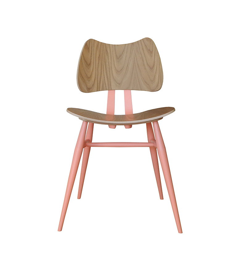ercol updates 1950's originals with on-trend millennial pink