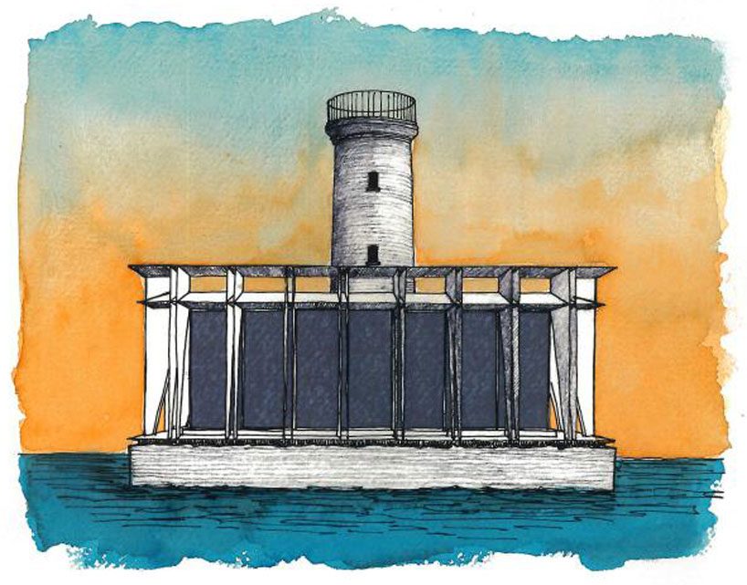 LAD's spignon lighthouse in venice resembles the traditional venetian architecture designboom