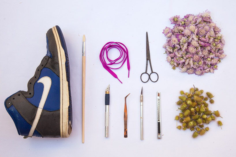 christophe guinet mr plant monsieur plant flower sneakers reebok classic