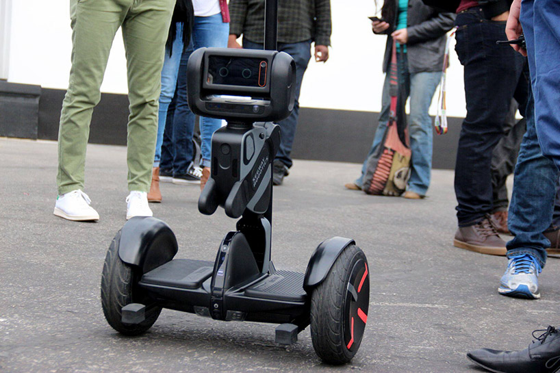 segway loomo robot CES 2018 designboom