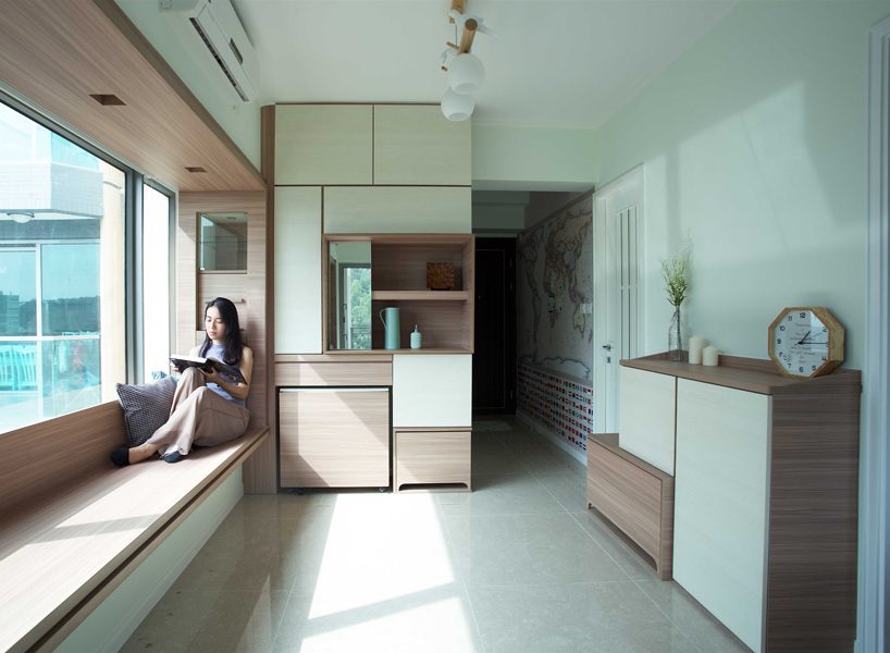 Hong Kong With Adjustable Furniture, Inside Pictures Of Garage Apartments In Taiwan