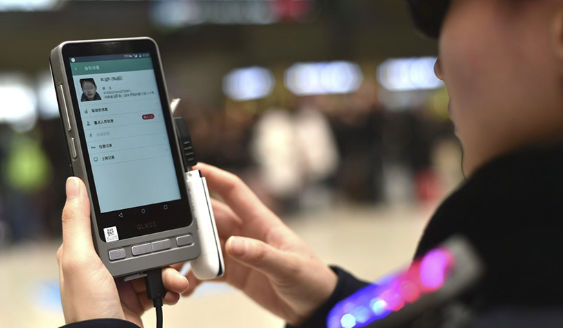 chinese police facial recognition glasses designboom