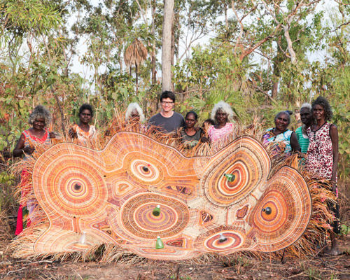 PET lamps weave textile traditions from all over the world to combat plastic waste