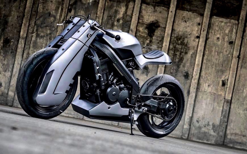 the honda BROS400 custom motorcycle by K speed