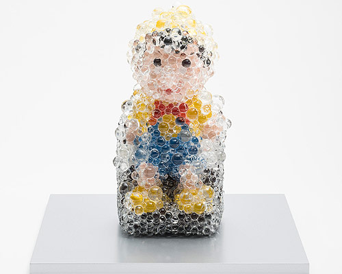 kohei nawa adds deer, ducky and more to his pixcell lineup at pace gallery