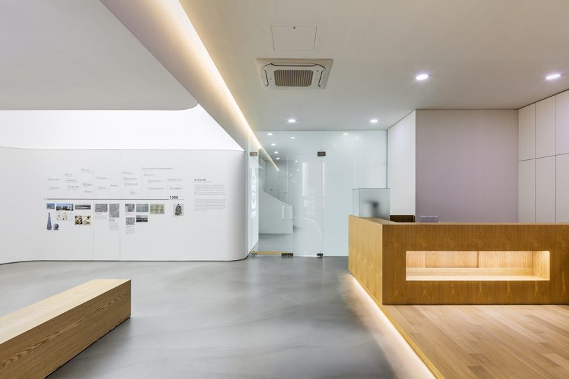 ginseng showroom by sml + the cornerz reinterprets traditional cultivating structure as retail area