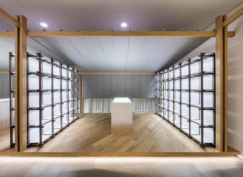 ginseng showroom by sml + the cornerz reinterprets traditional cultivating structure as retail area