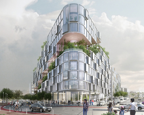 rafael de la-hoz + carlo ratti present glass-covered building with green areas in paris