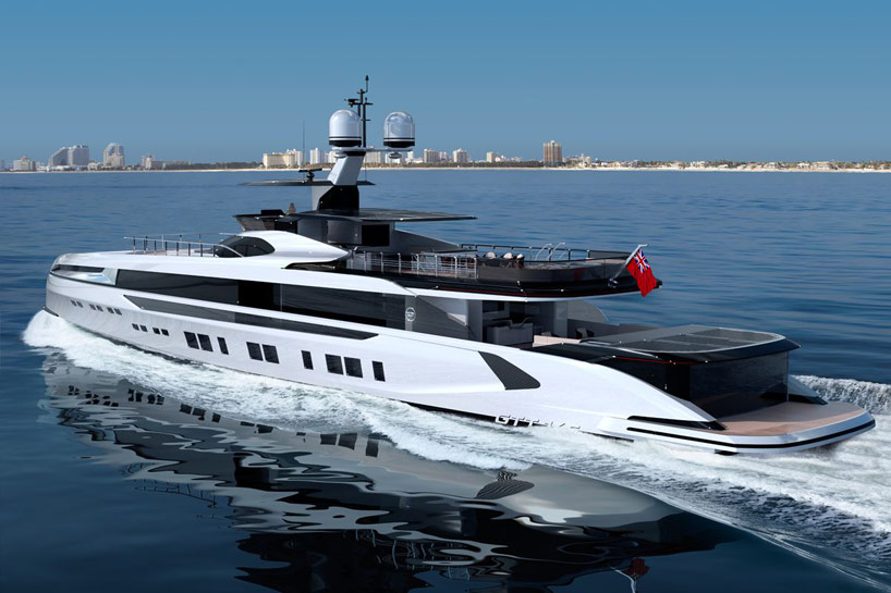dynamiq GTT 165 superyacht floats swiftly but smoothly on underwater foils - 1
