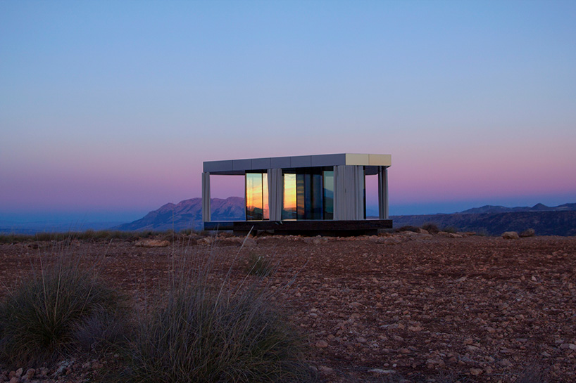 glass pavilion gorafe desert