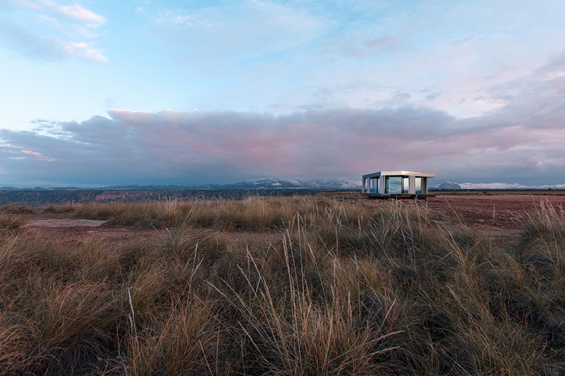 glass pavilion gorafe desert