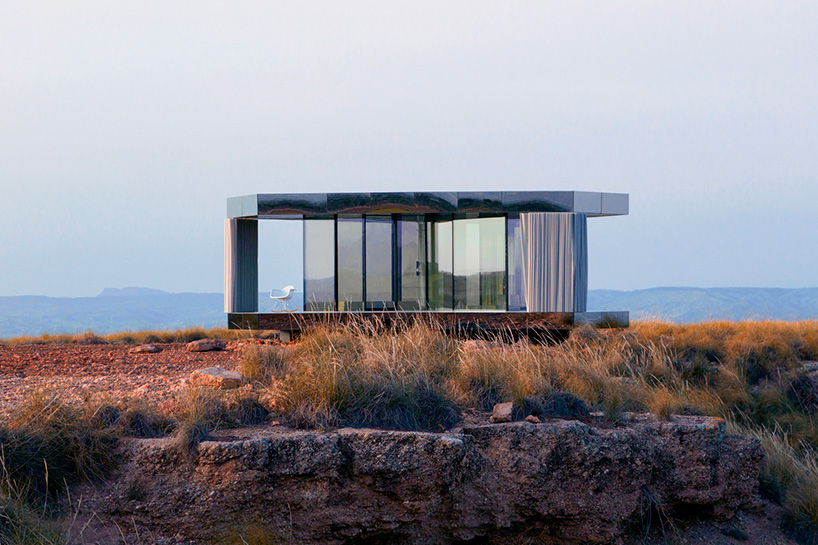 glass pavilion gorafe desert