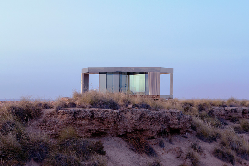 glass pavilion gorafe desert