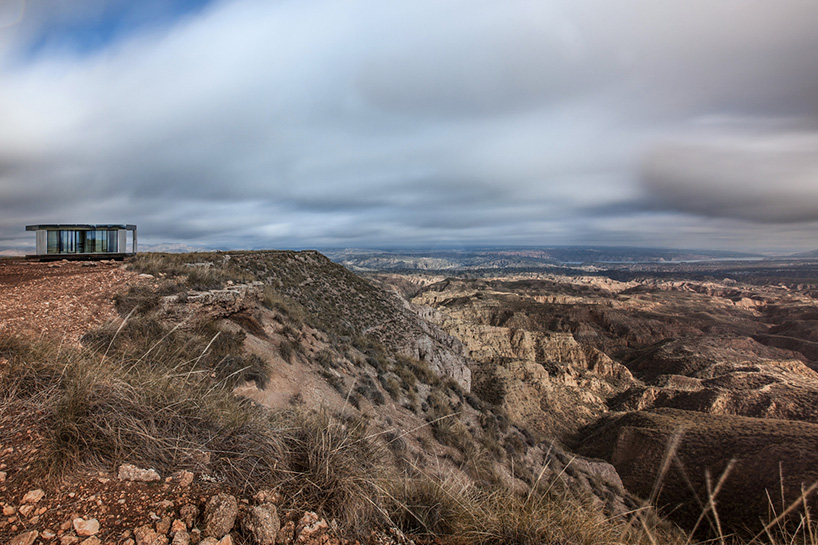 glass pavilion gorafe desert
