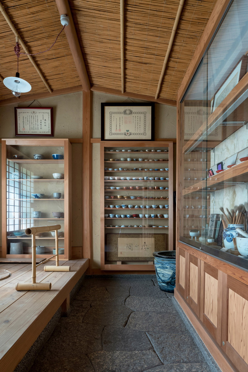 mamiya shinichi design studio refurbishes museum dedicated to japanese ceramic artist