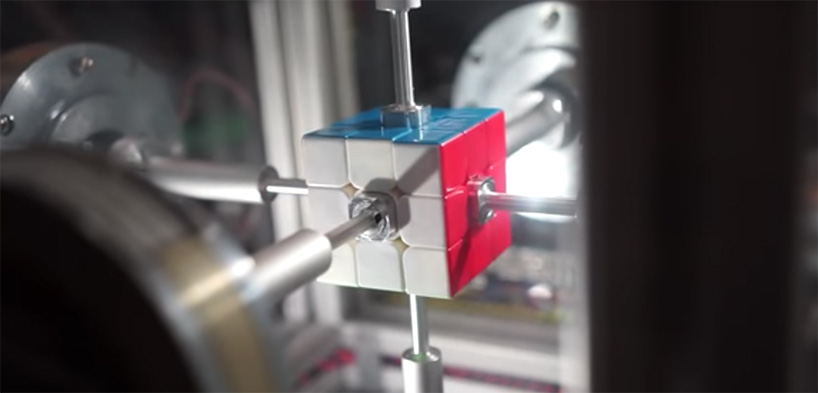 robot rubik's cube solve